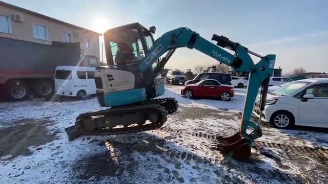 тест-работа мини-экскаватора Kubota RX-306