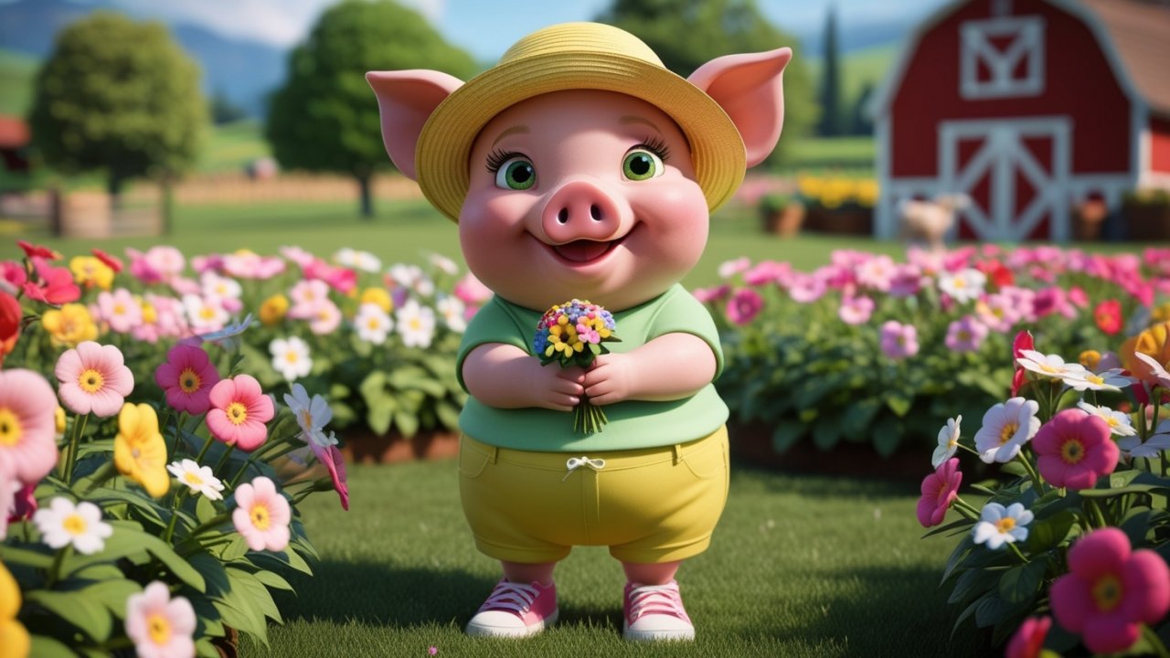 Жизнь Маленького Поросёнка на Ферме, Песенки Для Детей 🐷🎶