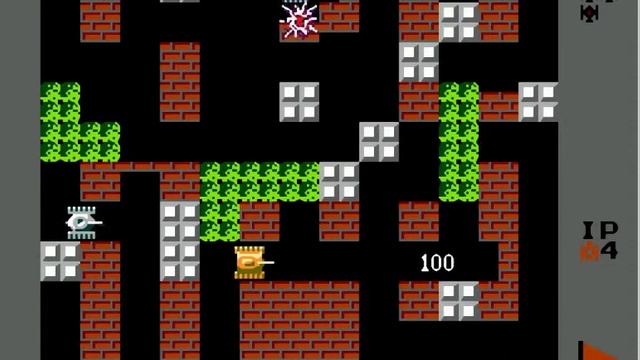 Прохождение Battle city Танчики этап 02   приставка Денди