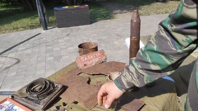 Выставка поискового отряда в Мытищинском парке