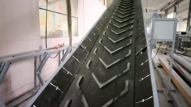 Конвейер L-образный с шевронной лентой. В Казань. Заказ