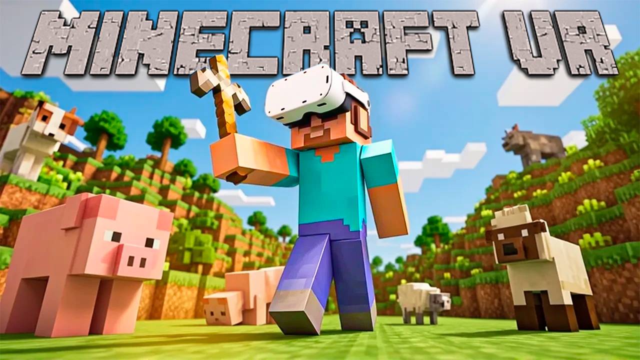 ЭТО МАЙНКРАФТ, НО В ВИАРЕ! Minecraft VR - VIVECRAFT.