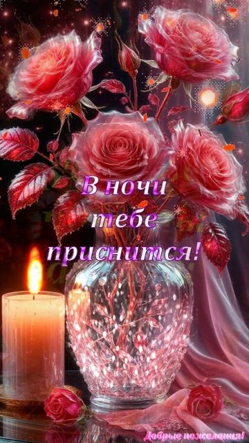 Спокойной ночи!🎵✨🥀#видеооткрытка#музыкальнаяоткрытка#добрыепожелания#подписывайтесь#плюслайк