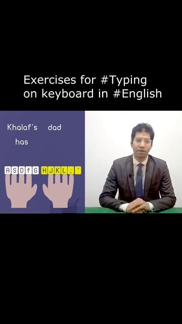 تعلم الطريقة الصحيحة لتسريع الكتابة على الكيبورد باللغة الإنجليزية #shorts #short