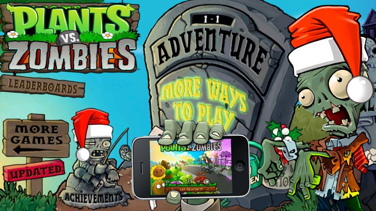 Plants vs. Zombies [iPhone] [Version 1.9] [Festive Mode] Puzzle - I, Zombie Gameplay