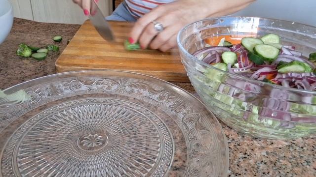 Салат из Пекинской капусты.Chinese cabbage salad.