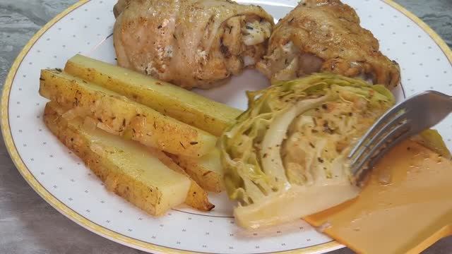 Курица с капустой! Капуста вкуснее мяса! Захватывающий ужин готов за 60 минут!