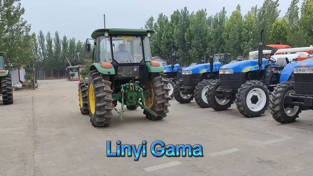 Test John Deere 100hp used tractor / John Deere 100л.с б/у трактор на продаже