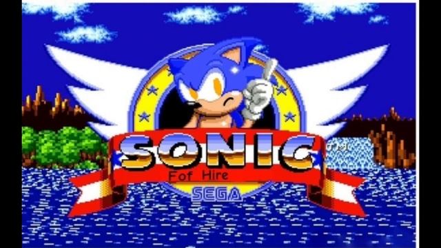Заставка моего комикса Sonic for hire