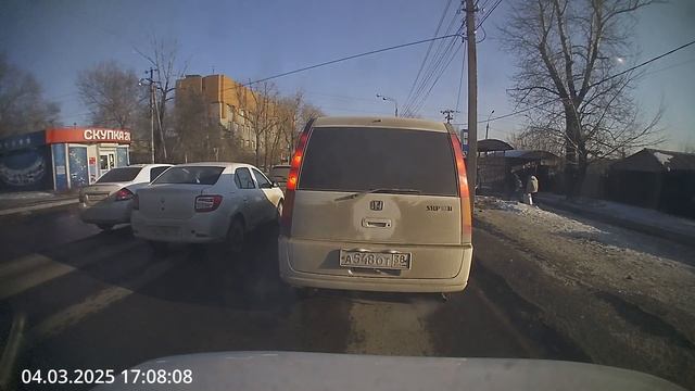 #ПДД. г. Иркутск. езда по встречной полосе