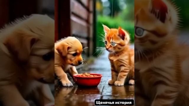 Судьба выброшенного щенка..