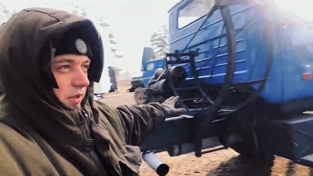 РАБОЧИЕ МОМЕНТЫ. УРАЛ- ЛЕСОВОЗ.