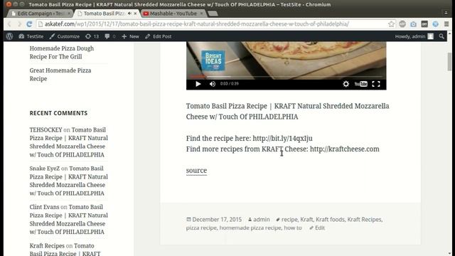 Как разместить пост с Youtube на WordPress - How to post from Youtube to wordpress