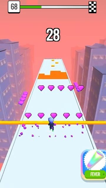 Satisfying Mobile Games 2023 - Roof Rails All Levels Gameplay Walkthrough Android, ios max Level 68