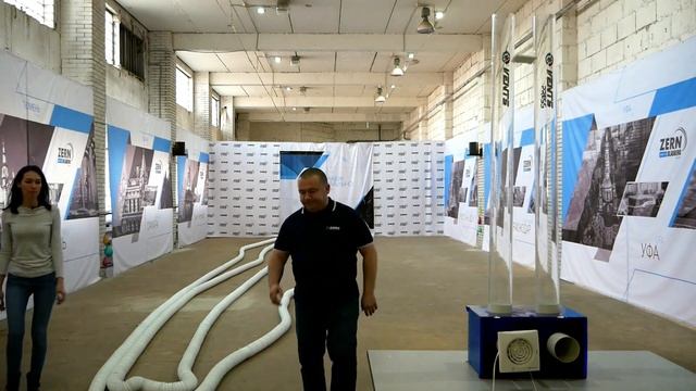 Вентилятор Вентс Квайт 100 продавливает воздушный канал более 110 метров.