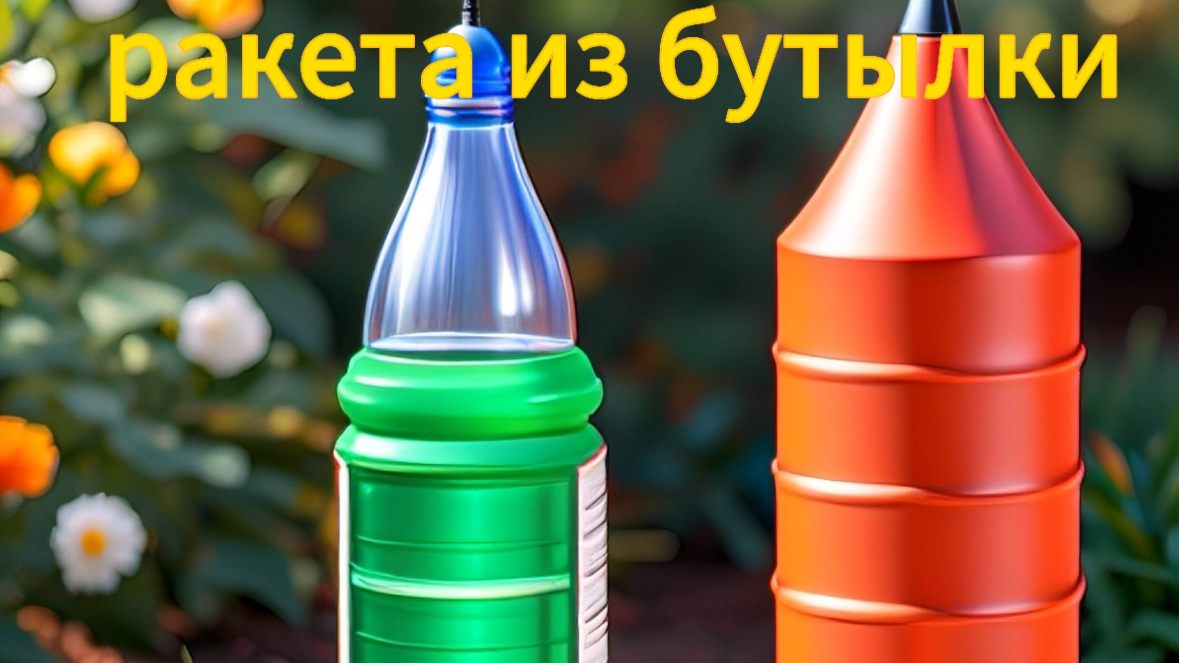 мы сделали ракету из бутылки не повторять