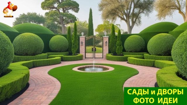 Оформление сада и двора по последним трендам фото идеи для вдохновения (25)