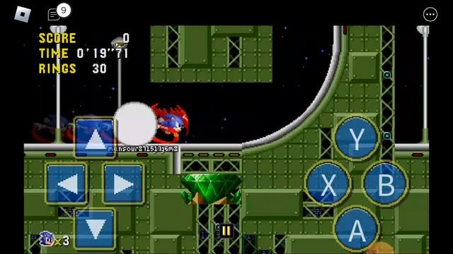 Прохождение Sonic Sky Zero до кольца!!!Roblox(Извините за отключение звука)