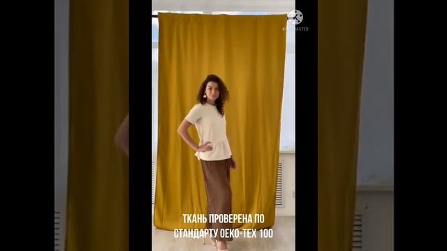 RODNЯ/Футболка с баской женская из плотного трикотажа
