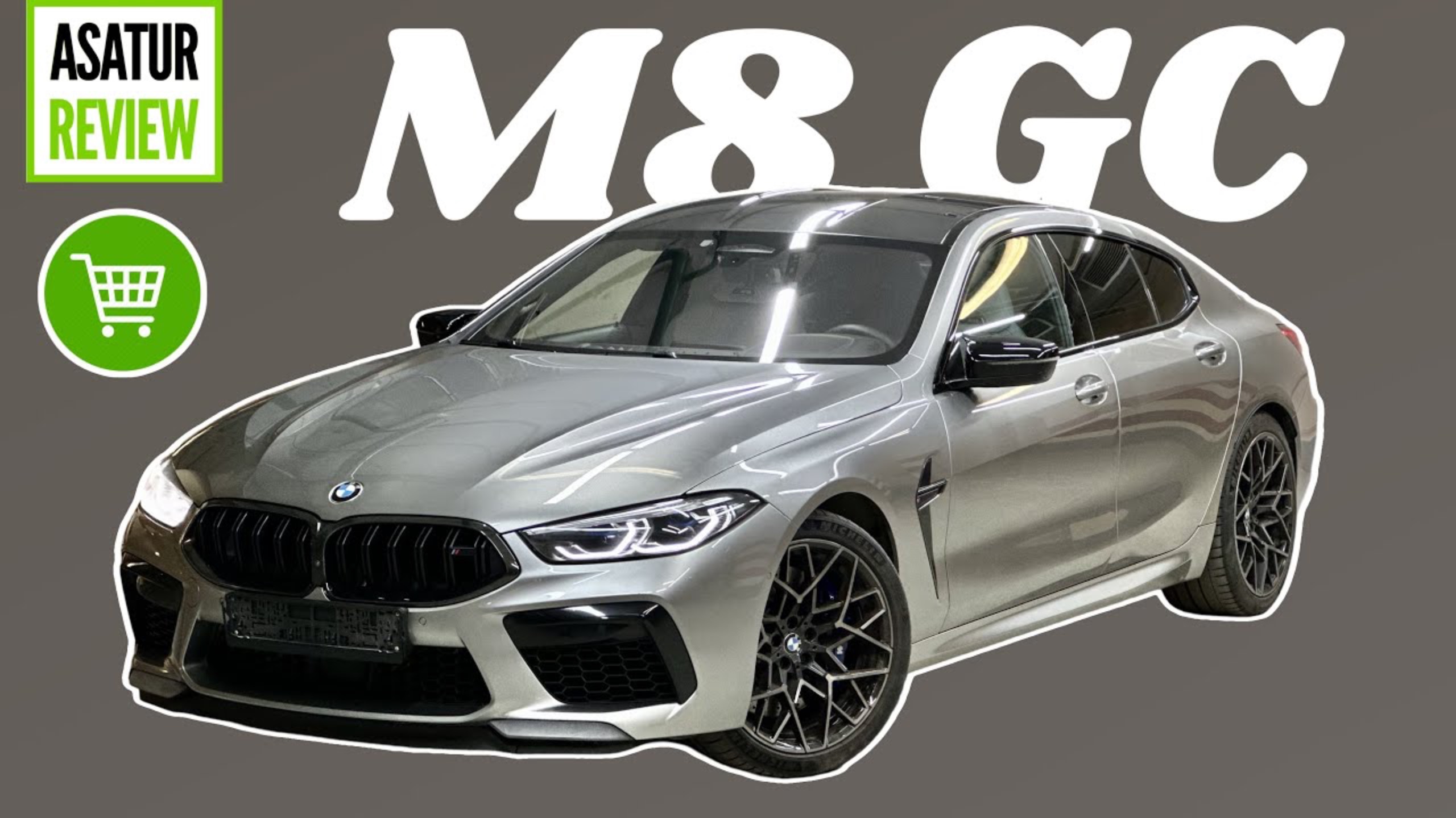 В ПРОДАЖЕ BMW M8 Gran Coupe Competition Donington Grey 2023 Параллельный импорт из Европы