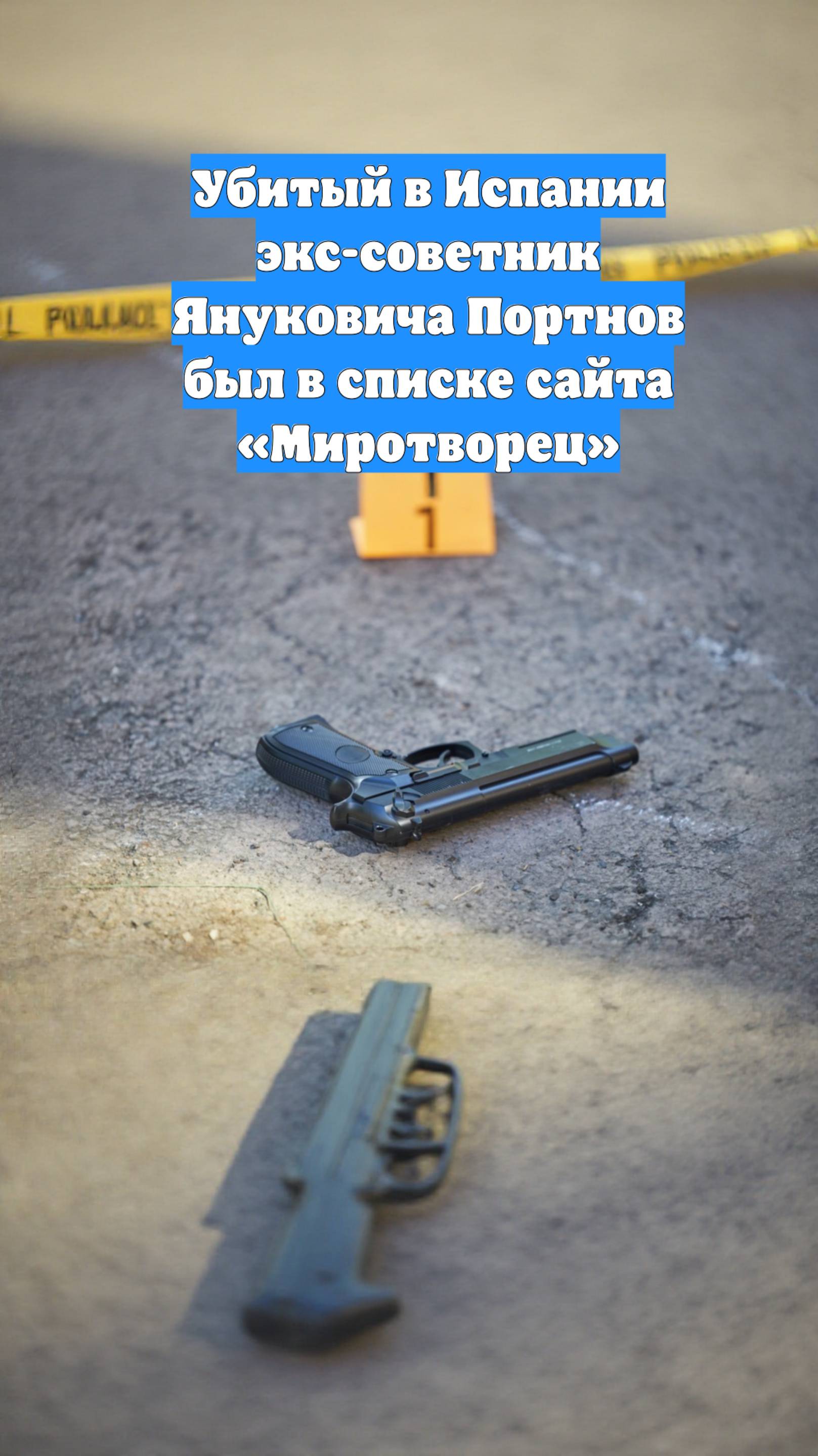 Убитый в Испании экс-советник Януковича Портнов был в списке сайта «Миротворец»