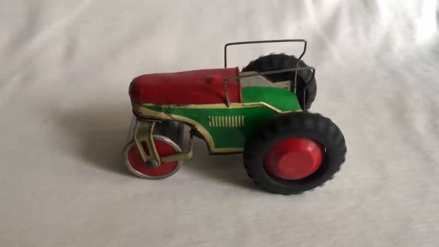 Заводная механическая игрушка -Асфальтоукладчик(Като