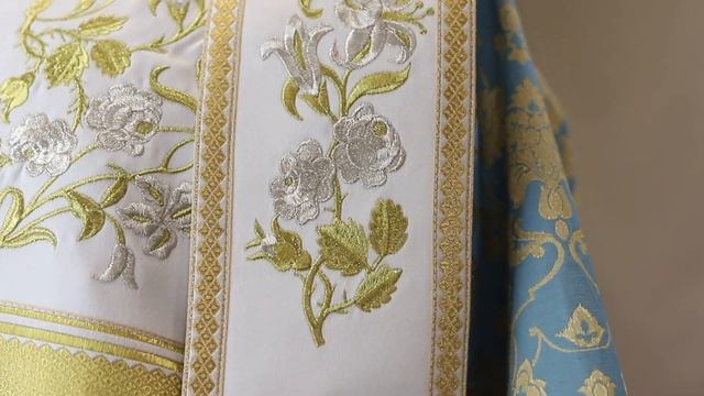 Диаконское облачение с вышивкой «Роза-лилия»