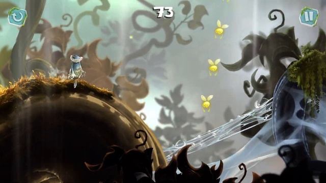 Прохождение Rayman Mini из Apple Arcade ｜ 5-3 Над гнездом пичужки ｜ на 100⧸100