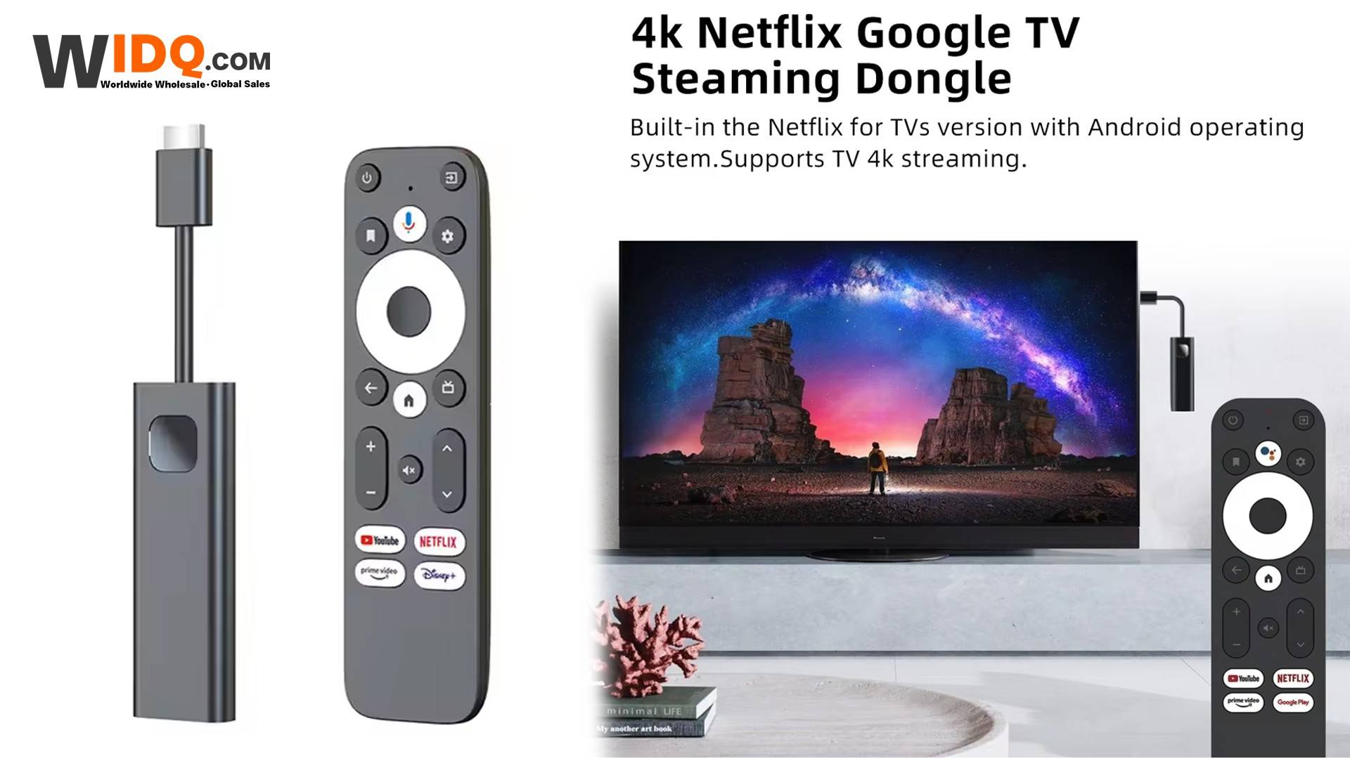 🖥️ Сертифицированный Google 4K Смарт ТВ-приставка | Bluetooth + WiFi6 🎮