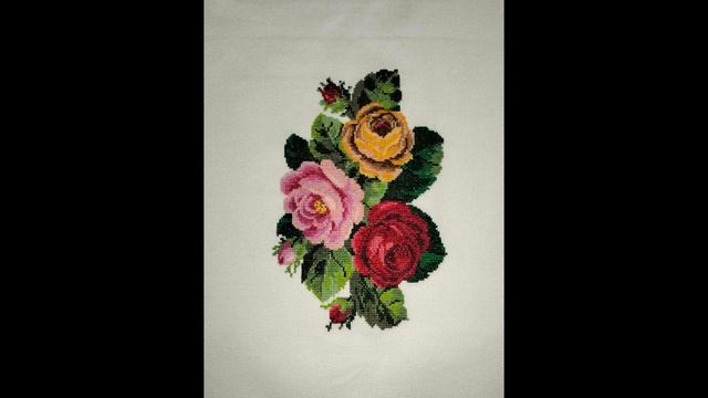 Вишивка троянди/Вышивка розы/Rose embroidery