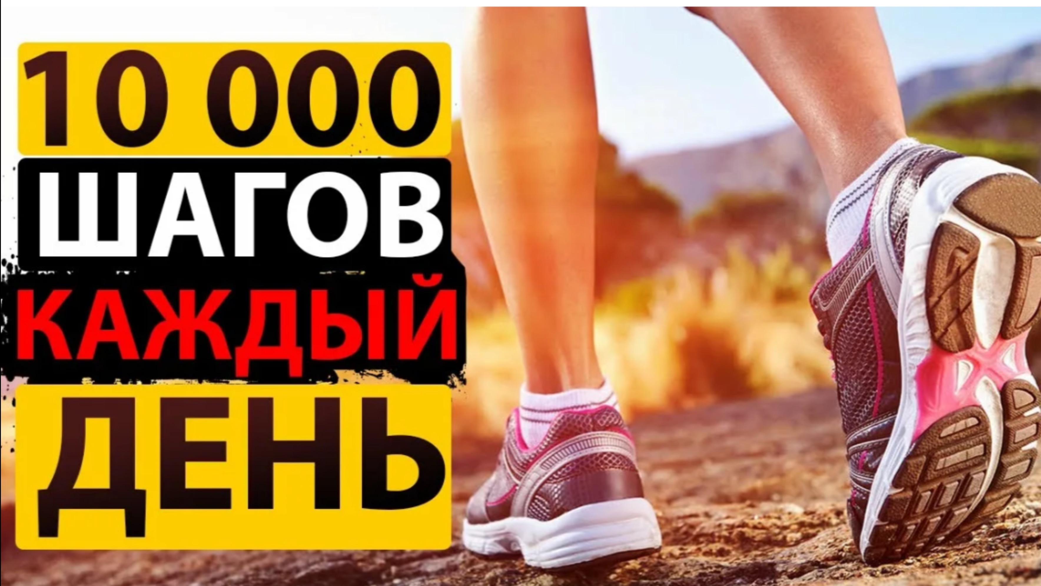 Что будет с Вашим телом, если каждый день ходить по 10 тыс шагов ?