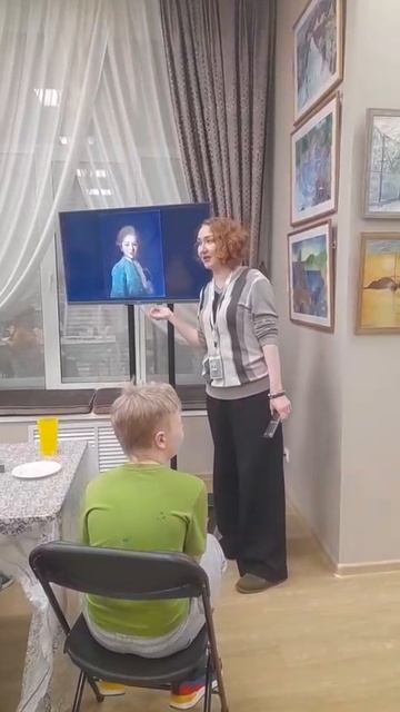 17 мая наши детки побывали в Приморской картинной галереи на интерактивной лекции, где им провели ма