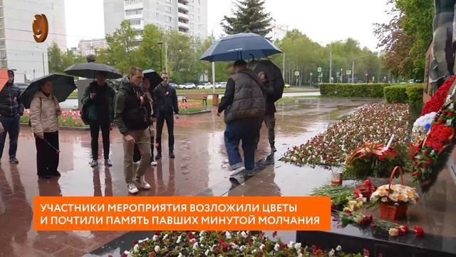 Члены Совета молодежи АО «ОЭК» и студенты НИУ «МЭИ» почтили память героев–панфиловцев