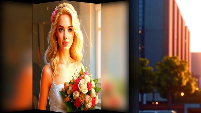 Блондинки в вечерних платьях. Авы созданные с помощью искусственного интеллекта.