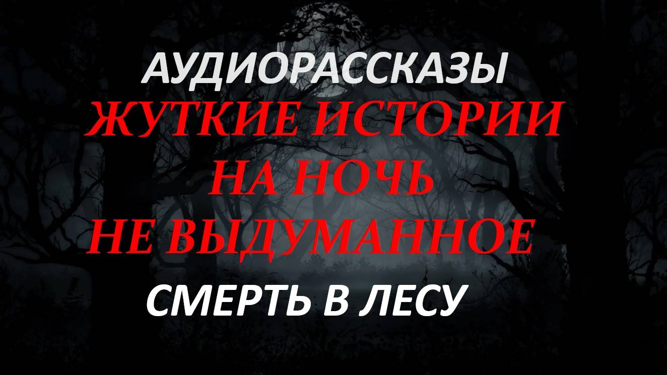 СТРАШНЫЕ РАССКАЗЫ НА НОЧЬ-СМЕРТЬ В ЛЕСУ