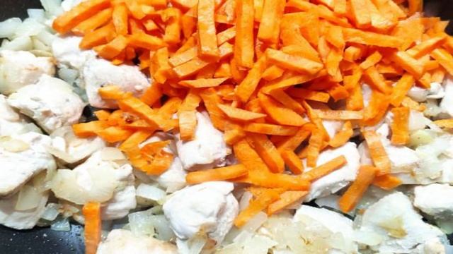 Плов с курицей в духовке