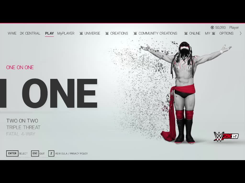 WWE 2K19 женская битва