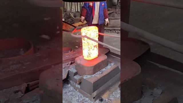 Forging Red-Hot Steel for Agricultural Tools – ASMR & Super Satisfying!