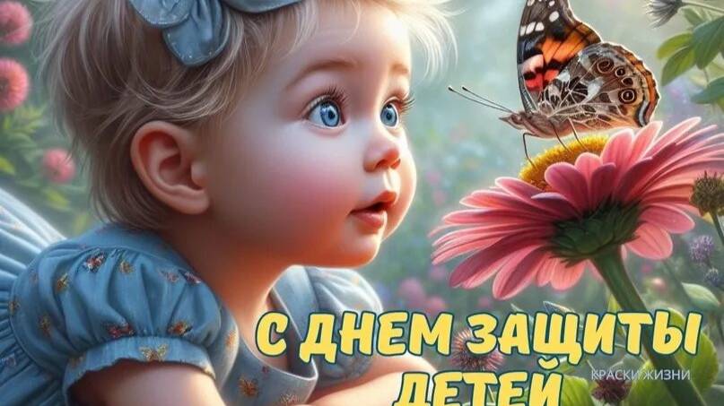С  днем защиты детей.