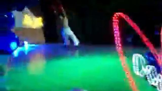 Празднование Нового года  на сцене Yoshlar Markazi 2014