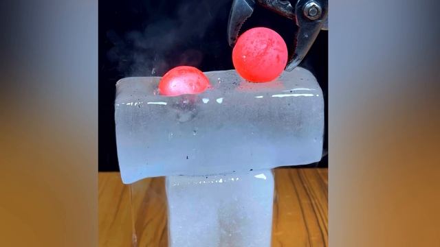 Experiment Hot Metal Ball vs Balloons in Styrofoam ｜ Cool Science Experiment