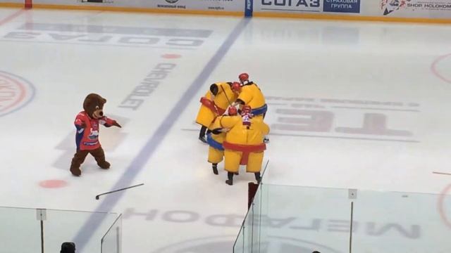 Прикол на хоккее