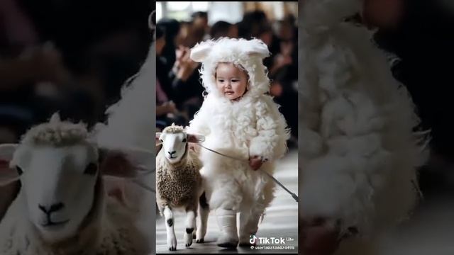 Показ моды детей и животных🤗