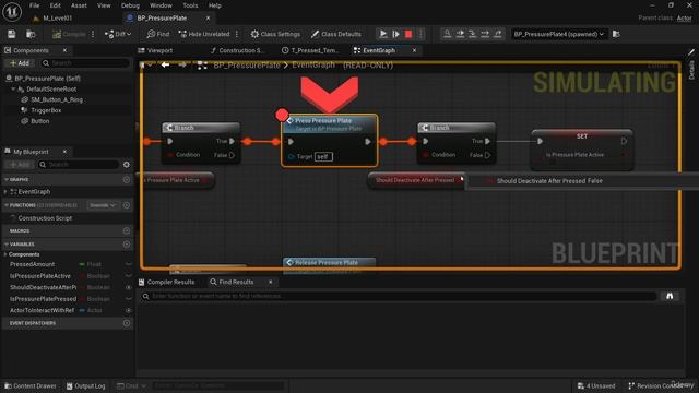 8.8 -Polish Pressure plate - Mesh and collision overview
