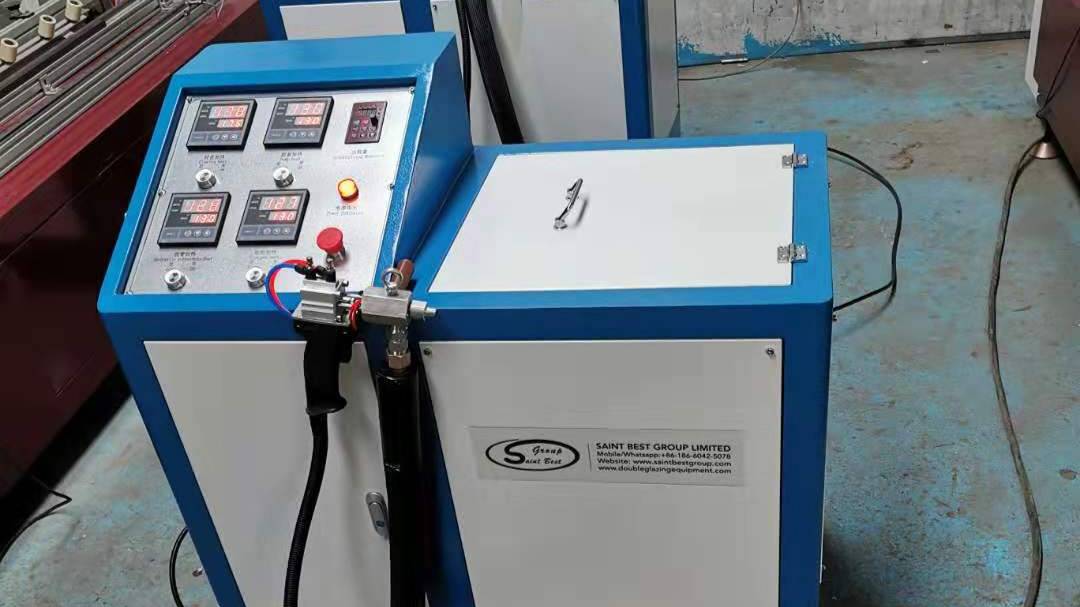 Экструдер хот-мелта для герметизации стеклопакетов модель SBT-HM30N.