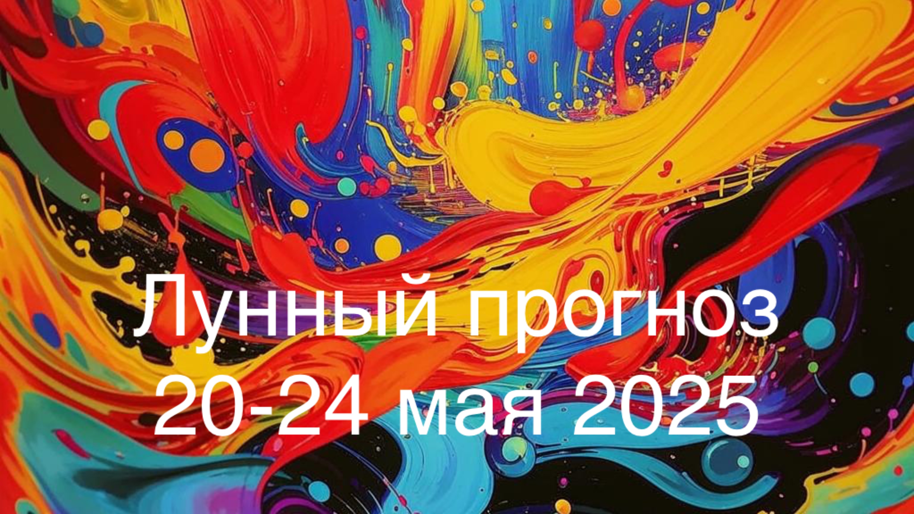 Лунный прогноз 20-25 мая 2025