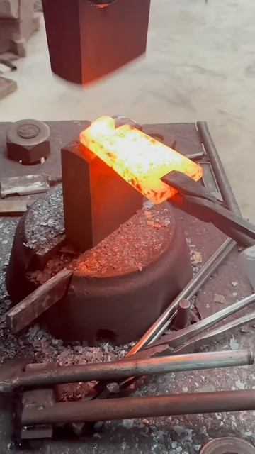 Forging Red-Hot Steel – Shaping Softened Metal with Powerful Hammering | So Satisfying
