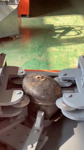 Cutting Empty Steel Cylinders - Satisfying Scrap Metal Process!