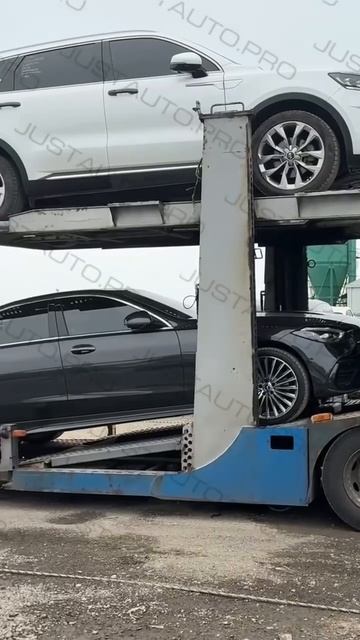 Сегодня мы погрузили его на автовоз и отправили в порт. 🚢