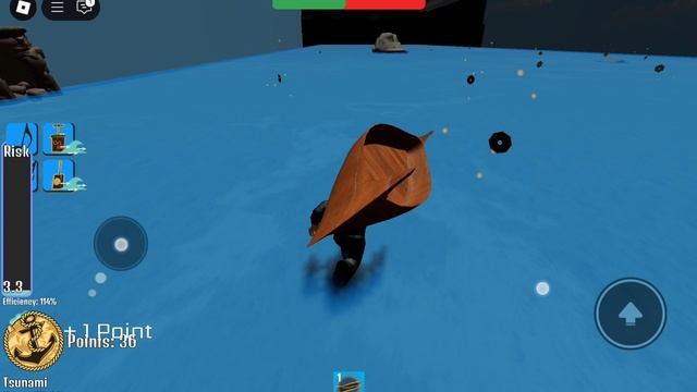 Играю в игру цунами